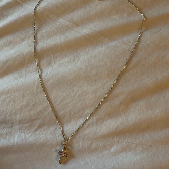 Kendra Scott Opal Cross Pendant Necklace - Picture 4 of 4
